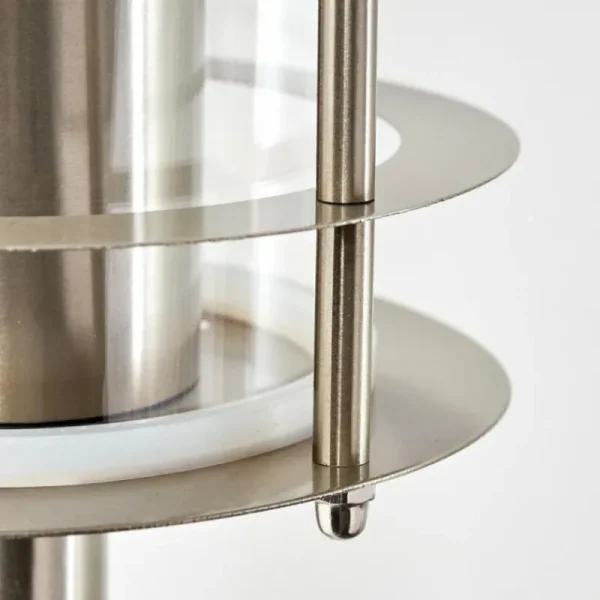 hofstein Applique murale d'extérieur Mulo Acier inoxydable, 1 lumière, Détecteur de mouvement* Lampes Modernes