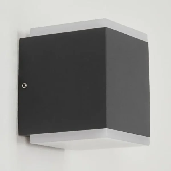 hofstein Applique murale d'extérieur Oatlands LED Anthracite, 2 lumières* Lampes Modernes