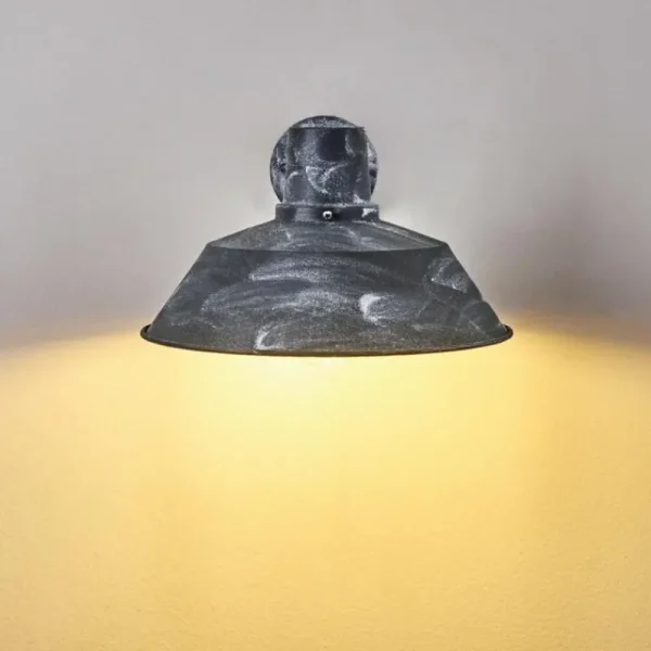 hofstein Applique murale d'extérieur Maloja Gris, Blanc, 1 lumière* Lampes Modernes