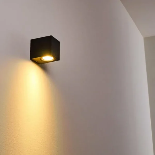 hofstein Applique murale d'extérieur Nordborg LED Noir, 1 lumière* Lampes Modernes