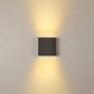 hofstein Applique murale d'extérieur Tinglev LED Anthracite, 1 lumière* Lampes Modernes