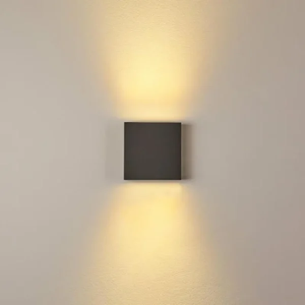hofstein Applique murale d'extérieur Tinglev LED Anthracite, 1 lumière* Lampes Modernes