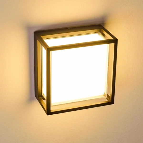 hofstein Applique murale d'extérieur Lysabild LED Noir, 1 lumière* Lampes Modernes
