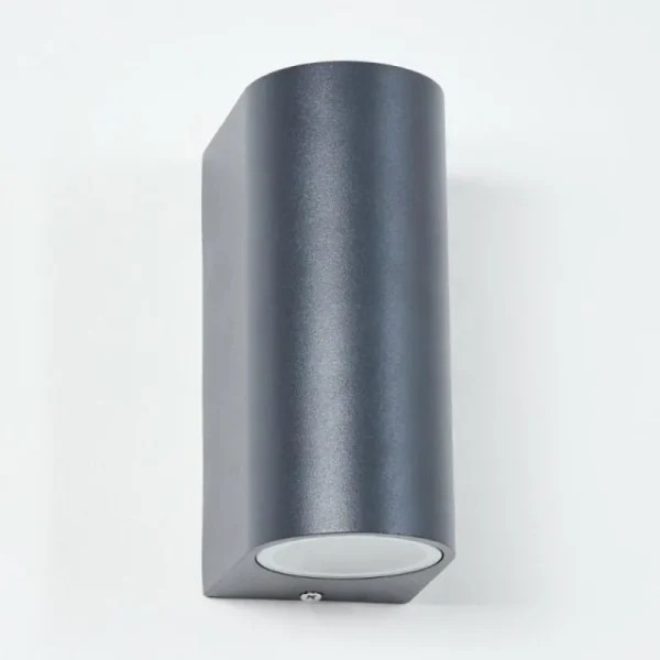 hofstein Applique murale d'extérieur Kingstown Anthracite, 2 lumières* Lampes Modernes