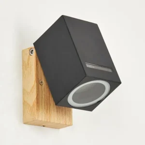 hofstein Applique murale d'extérieur Auchac Couleur bois, Écru, 1 lumière* Lampes Modernes
