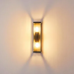 hofstein Applique murale d'extérieur Skeldegaard Anthracite, 2 lumières* Lampes Modernes