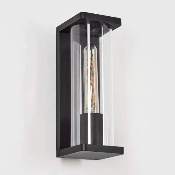 hofstein Applique murale d'extérieur Mataka Noir, 1 lumière* Lampes Modernes
