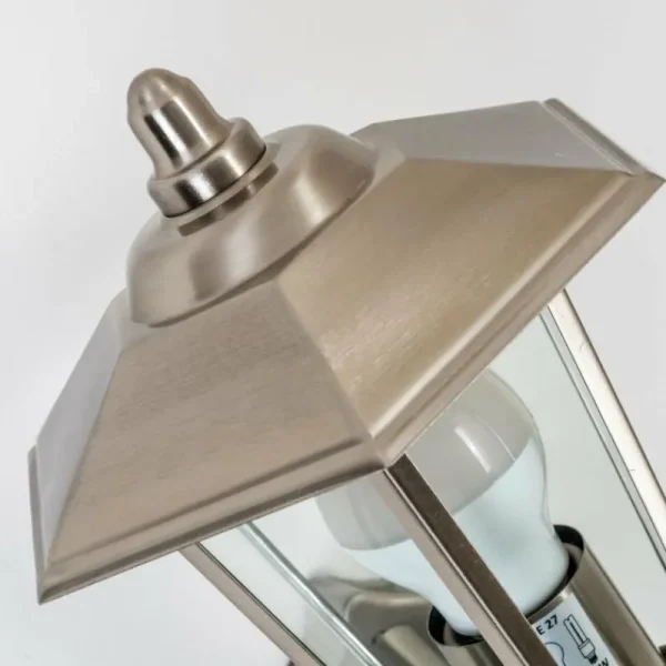 hofstein Applique murale d'extérieur Moskau Acier inoxydable, 1 lumière* Lampes Modernes