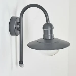 hofstein Applique murale d'extérieur Elima Anthracite, 1 lumière, Détecteur de mouvement* Lampes Modernes