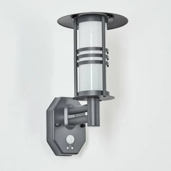 hofstein Applique murale d'extérieur Forli Anthracite, 1 lumière, Détecteur de mouvement* Lampes Modernes