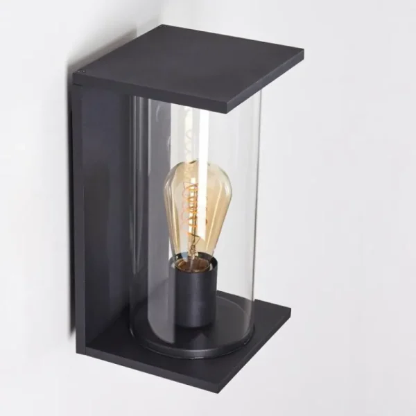 hofstein Applique murale d'extérieur Lesotho Noir, 1 lumière* Lampes Modernes