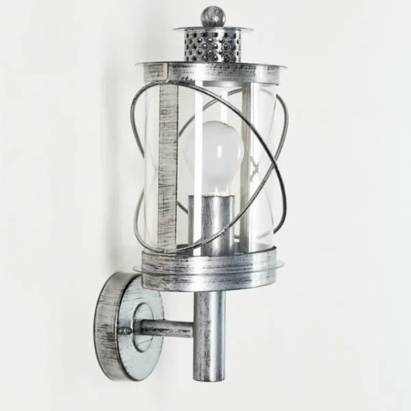 hofstein Applique murale d'extérieur Chamesol Brun, Argenté, 1 lumière* Lampes Modernes