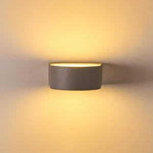 hofstein Applique murale d'extérieur Haderslev Gris, 1 lumière* Lampes Modernes