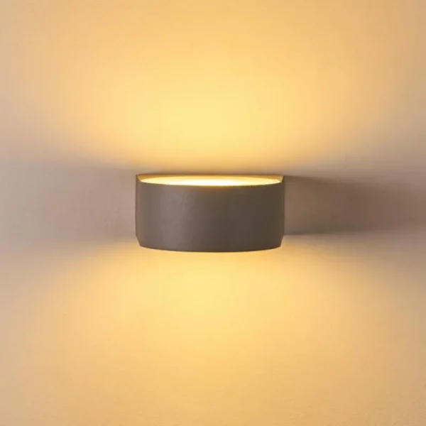 hofstein Applique murale d'extérieur Haderslev Gris, 1 lumière* Lampes Modernes