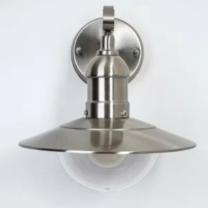 hofstein Applique murale d'extérieur Broni Acier inoxydable, 1 lumière* Lampes Modernes