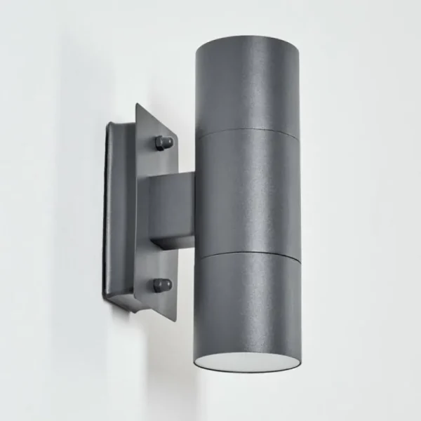 hofstein Applique murale d'extérieur Malaga Anthracite, 2 lumières* Lampes Modernes