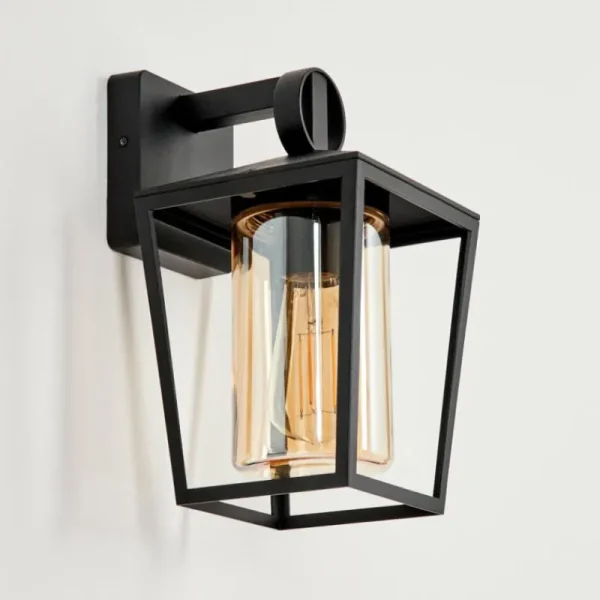 hofstein Applique murale d'extérieur Heinonen Noir, 1 lumière* Lampes Modernes