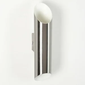 hofstein Applique murale d'extérieur Saulcy LED Acier inoxydable, 2 lumières* Lampes Modernes