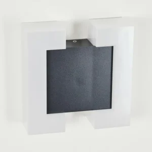 hofstein Applique murale d'extérieur Zoppola LED Anthracite, Blanc, 2 lumières* Lampes Modernes
