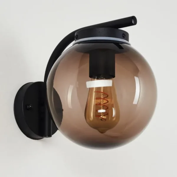 hofstein Applique murale d'extérieur Rombotten Noir, 1 lumière* Lampes Modernes