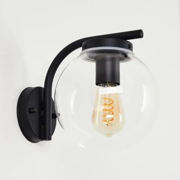 hofstein Applique murale d'extérieur Rombotten Noir, 1 lumière* Lampes Modernes
