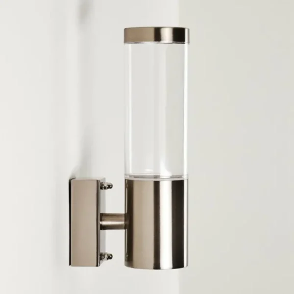 hofstein Applique murale d'extérieur Noreaz Chrome, 1 lumière* Lampes Modernes