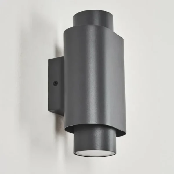 hofstein Applique murale d'extérieur Guampacha Anthracite, 2 lumières* Lampes Modernes