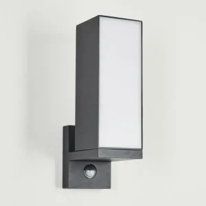 hofstein Applique murale d'extérieur Swanek LED Anthracite, 1 lumière, Détecteur de mouvement* Lampes Modernes