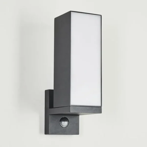 hofstein Applique murale d'extérieur Swanek LED Anthracite, 1 lumière, Détecteur de mouvement* Lampes Modernes