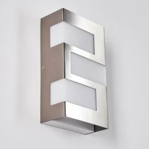 hofstein Applique murale d'extérieur Lannion LED Acier inoxydable, 3 lumières* Lampes Modernes