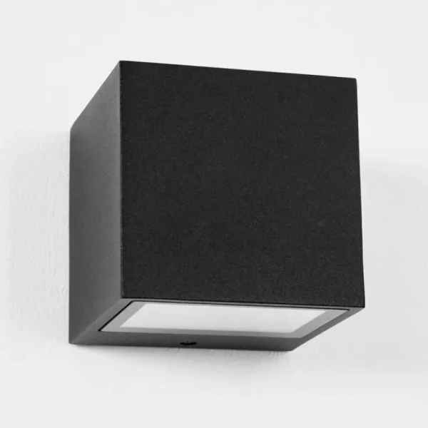 hofstein Applique murale d'extérieur Spidern LED Noir, 1 lumière* Lampes Modernes