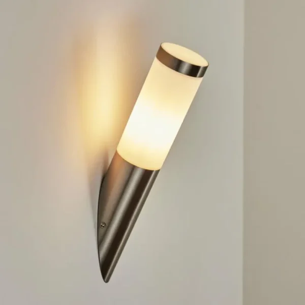 hofstein Applique murale d'extérieur Sessa Nickel mat, 1 lumière* Lampes Modernes