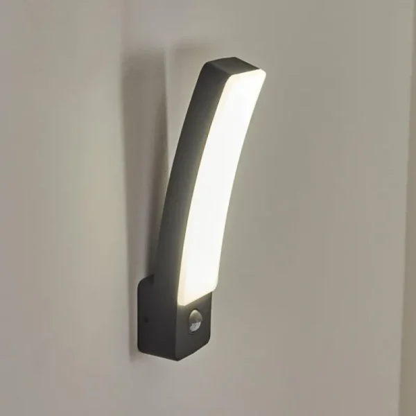 hofstein Applique murale d'extérieur Maseru LED Anthracite, 1 lumière, Détecteur de mouvement* Lampes Modernes
