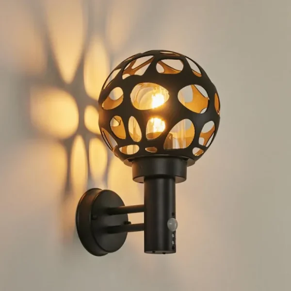 hofstein Applique murale d'extérieur Saaseg Anthracite, 1 lumière, Détecteur de mouvement* Lampes Modernes