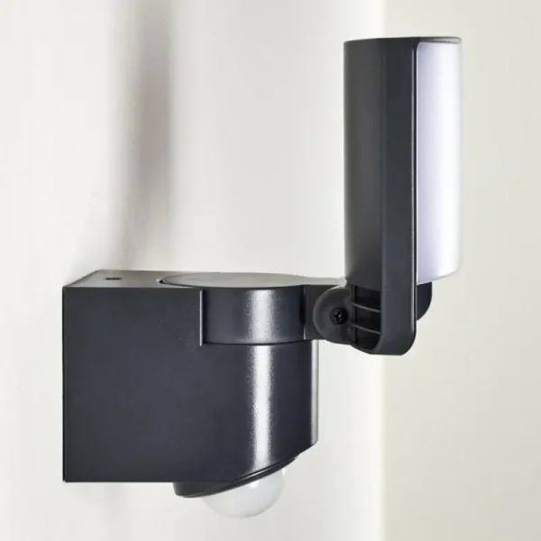 hofstein Applique murale d'extérieur Larvik LED Anthracite, 1 lumière, Détecteur de mouvement* Lampes Modernes
