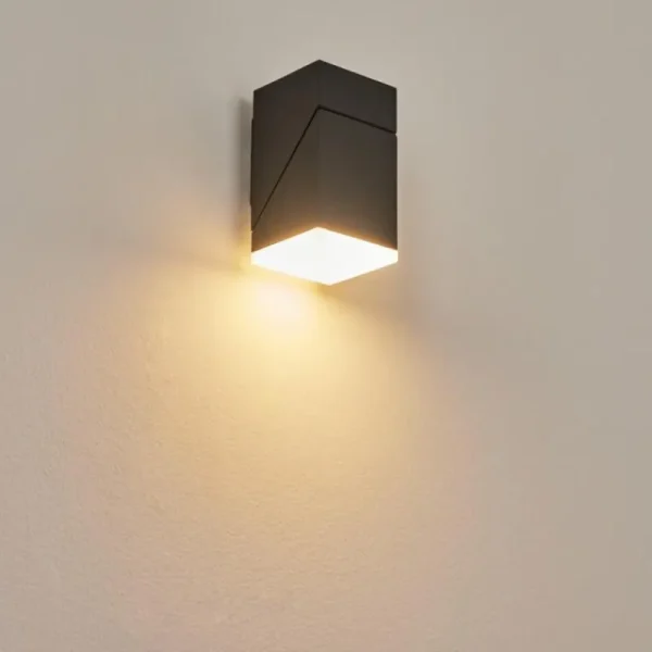 hofstein Applique murale d'extérieur Toogong LED Anthracite, 1 lumière* Lampes Modernes