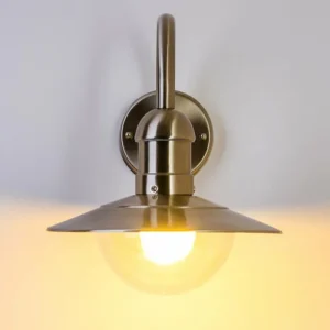 hofstein Applique murale d'extérieur Elima Acier inoxydable, 1 lumière* Lampes Modernes