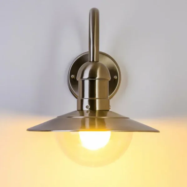 hofstein Applique murale d'extérieur Elima Acier inoxydable, 1 lumière* Lampes Modernes