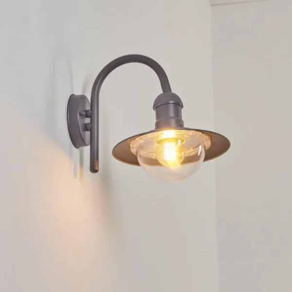 hofstein Applique murale d'extérieur Elima Anthracite, 1 lumière* Lampes Modernes