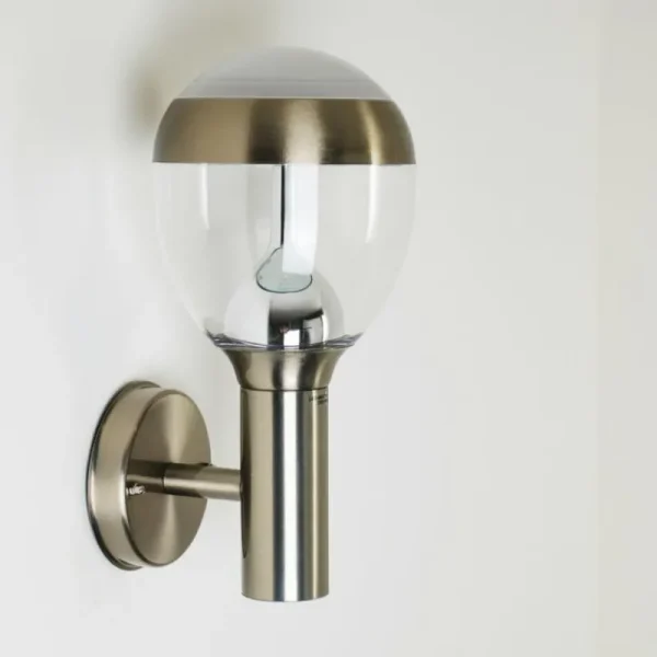 hofstein Applique murale d'extérieur CORDOVA LED Acier inoxydable, 1 lumière* Lampes Modernes