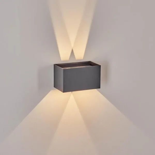 hofstein Applique murale d'extérieur Tamarin LED Anthracite, 1 lumière* Lampes Modernes