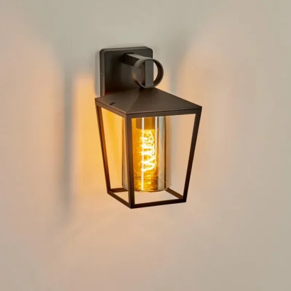 hofstein Applique murale d'extérieur Heinonen Noir, 1 lumière* Lampes Modernes