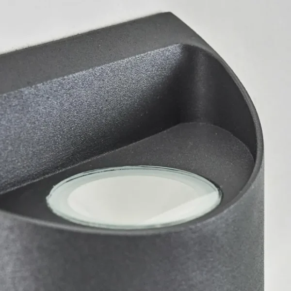 hofstein Applique murale d'extérieur Vikom LED Anthracite, 2 lumières* Lampes Modernes