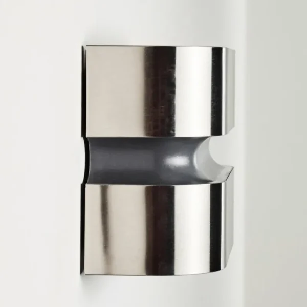hofstein Applique murale d'extérieur Kolding LED Acier inoxydable, Noir, 1 lumière* Lampes Modernes