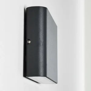 hofstein Applique murale d'extérieur Tinglev LED Anthracite, 2 lumières* Lampes Modernes