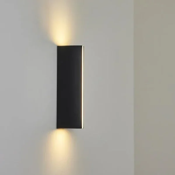 hofstein Applique murale d'extérieur Rotterdam LED Noir, 1 lumière* Lampes Modernes