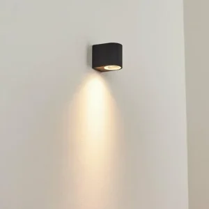 hofstein Applique murale d'extérieur Skaabu Noir, Blanc, 1 lumière* Lampes Modernes