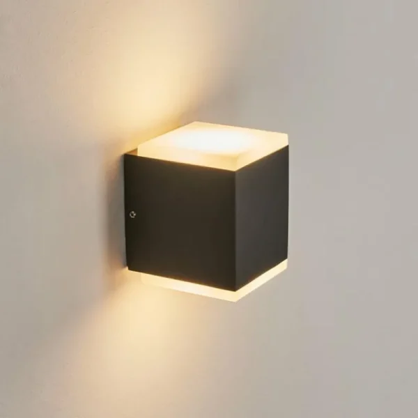 hofstein Applique murale d'extérieur Oatlands LED Anthracite, 2 lumières* Lampes Modernes