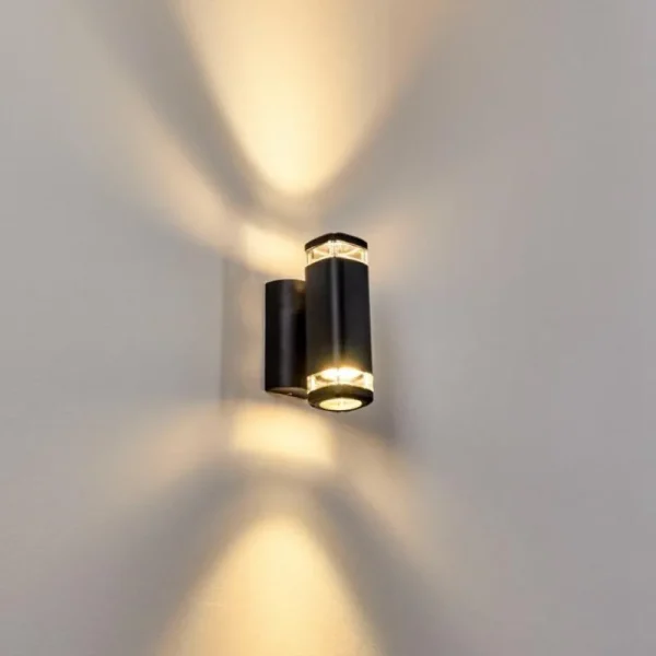 hofstein Applique murale d'extérieur Corneda Noir, 1 lumière* Lampes Modernes