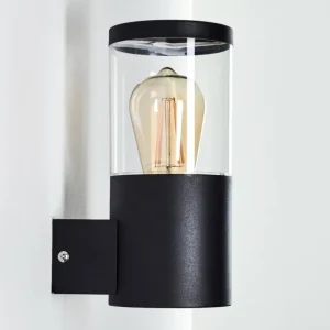hofstein Applique murale d'extérieur Bodio Noir, 1 lumière* Lampes Modernes